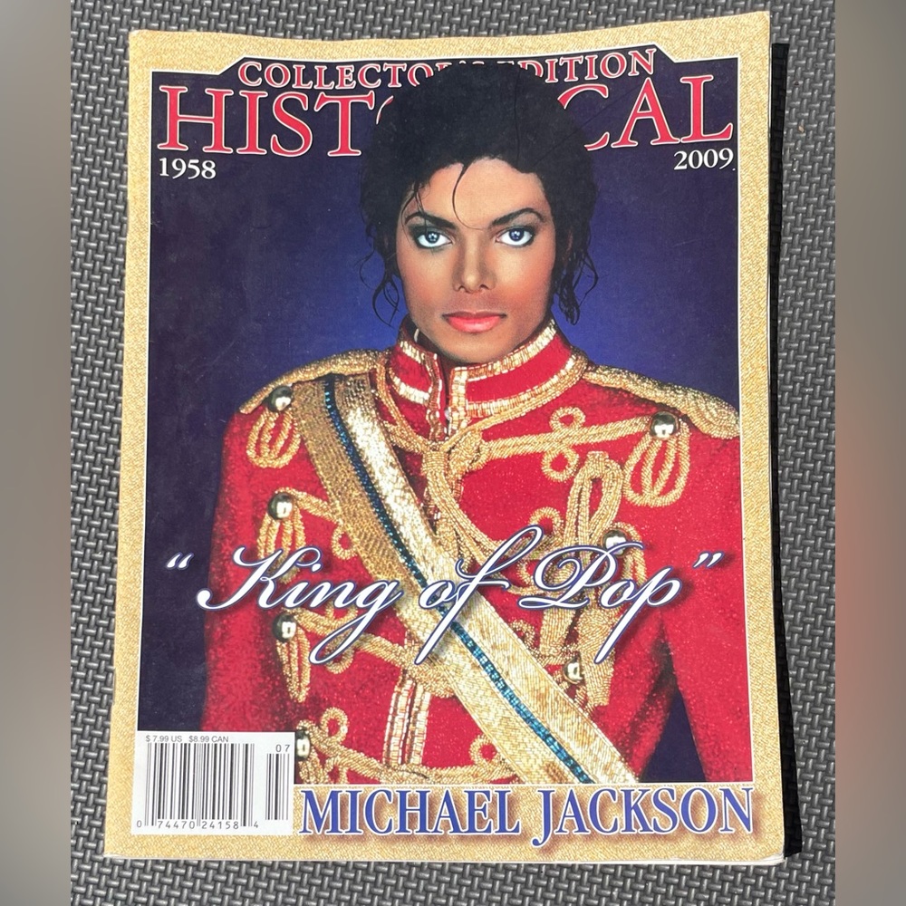 Michael Jackson collectors edition Historical magazine